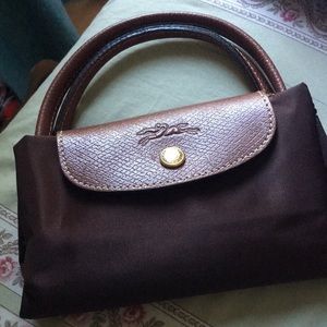 Authentic brown Le Pliage Longchamp Purse